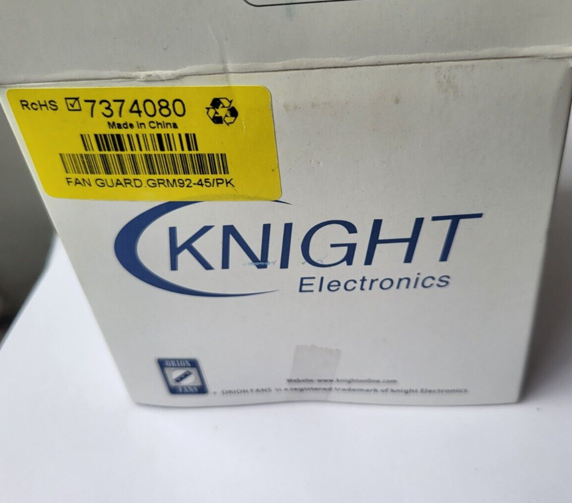 KNIGHT ELECTRONICS GRM92-45/PK 10/PK FAN GUARDS (R1S12.7B2)