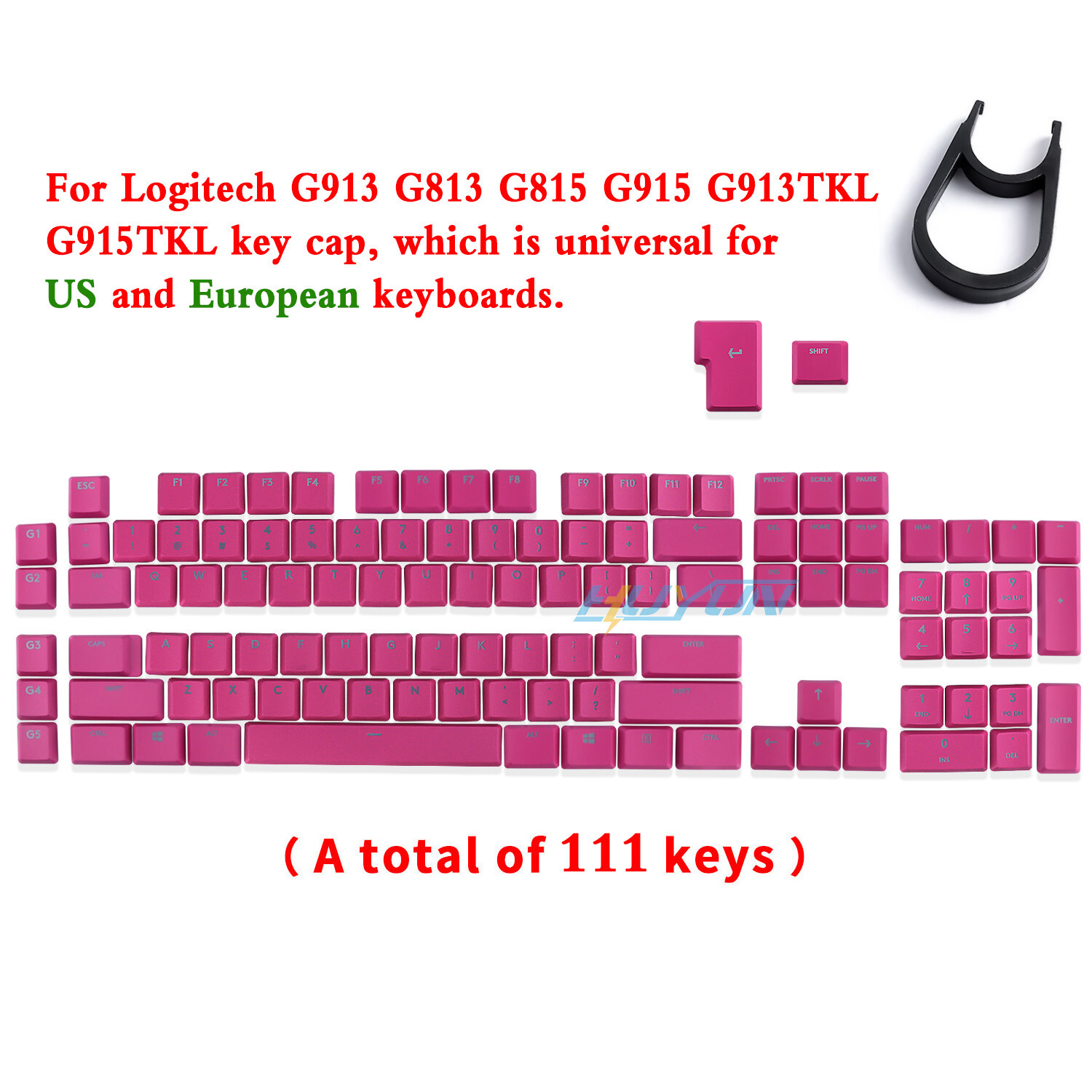 A full Set Keyboard Replacement keycaps for Logitech G813/G815/G913/G915TKL