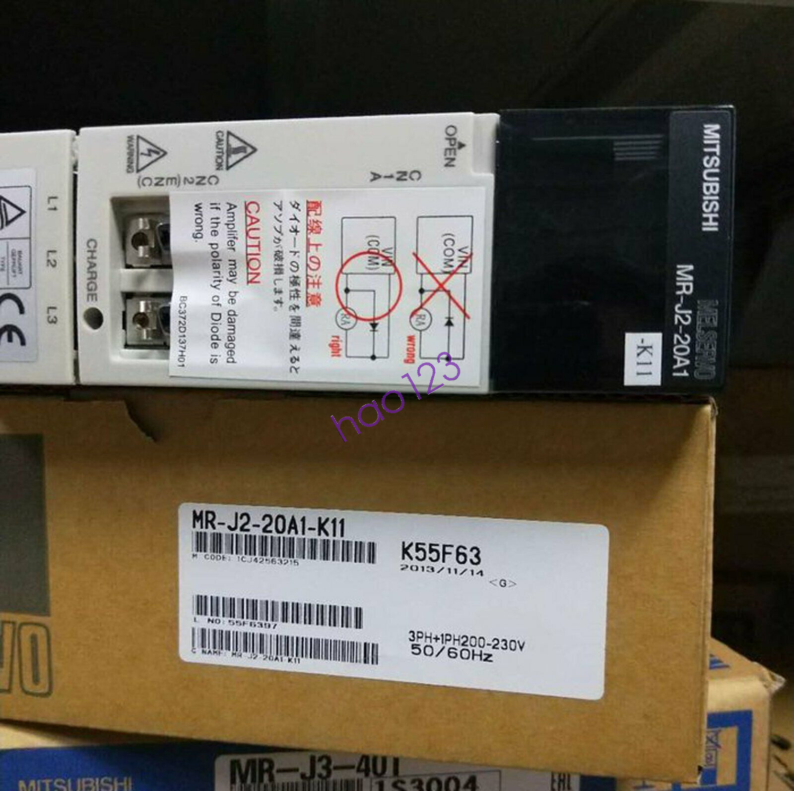 Mitsubishi SERVO DRIVER MR-J2-20A1-K11 UPS/FedEx NEW