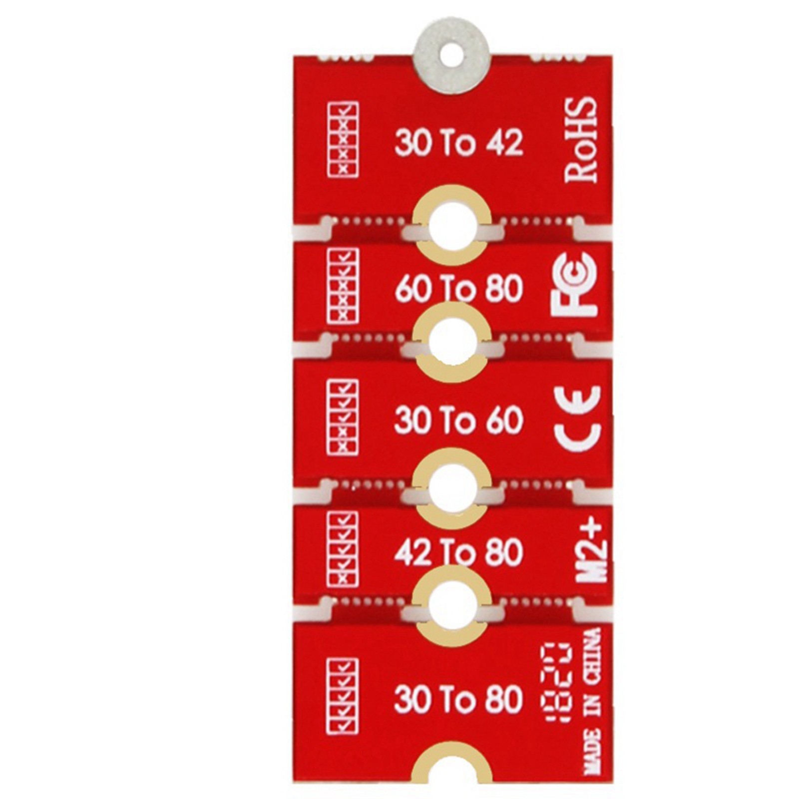 2Pcs M2 M2PLUS NGFF NVME M.2 Extended Transfer 2230, 2242, 2260, 22807294
