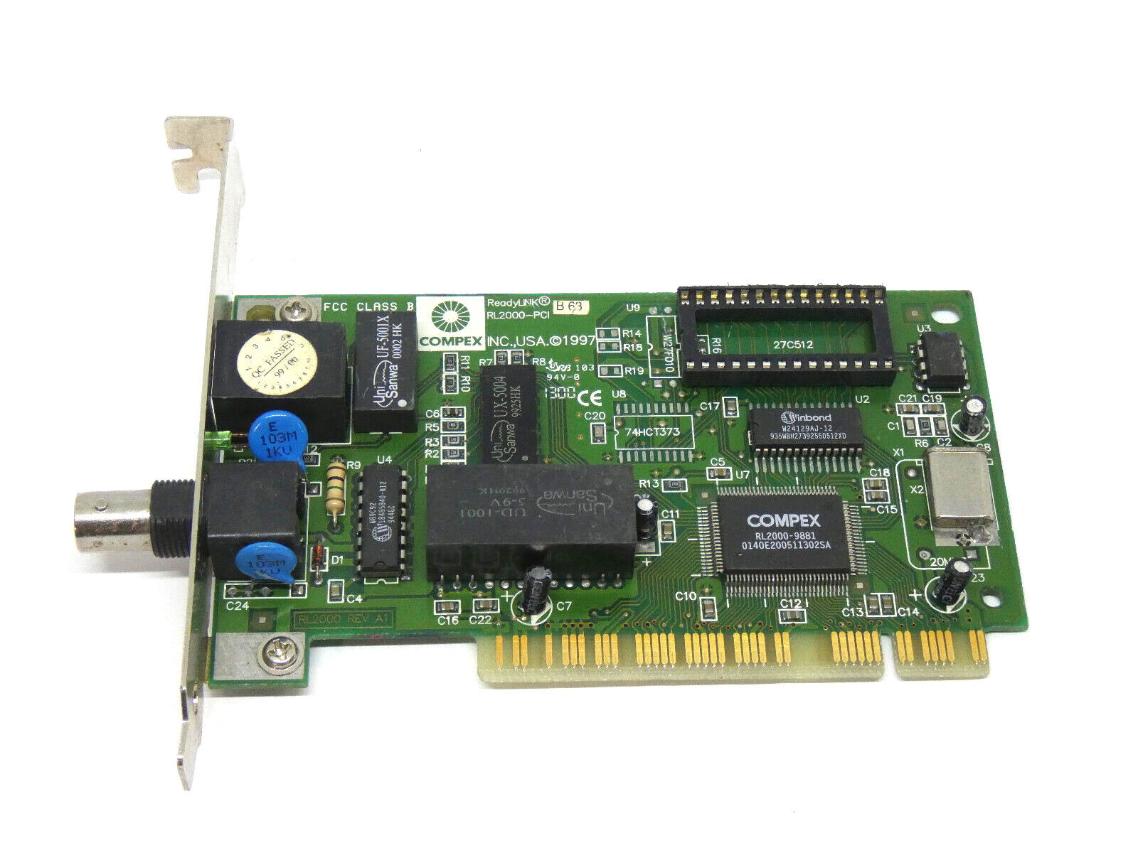 Compex Readylink RL2000-PCI  10Mbps RJ45/BNC Ethernet - PCI Card