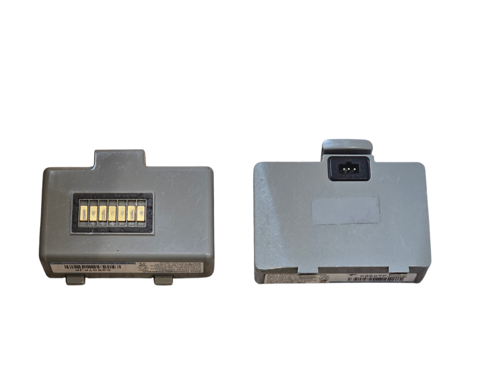 Lot of 2x Zebra AT16004-1 7.4V Li-ion Battery Pack Barcode Scanner Printer