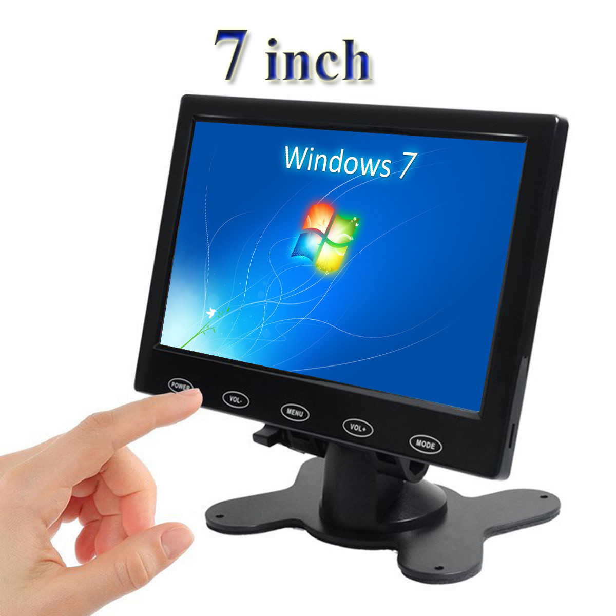 7"/9" Inch LCD Screen CCTV Security Monitor AV/RCA/VGA/HDMI w/Speaker+Adapter