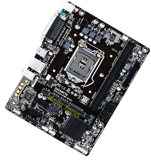 Gigabyte GA-H110M-DS2 Motherboard LGA 1151 Intel H110 DDR4 USB 3.0 Micro ATX