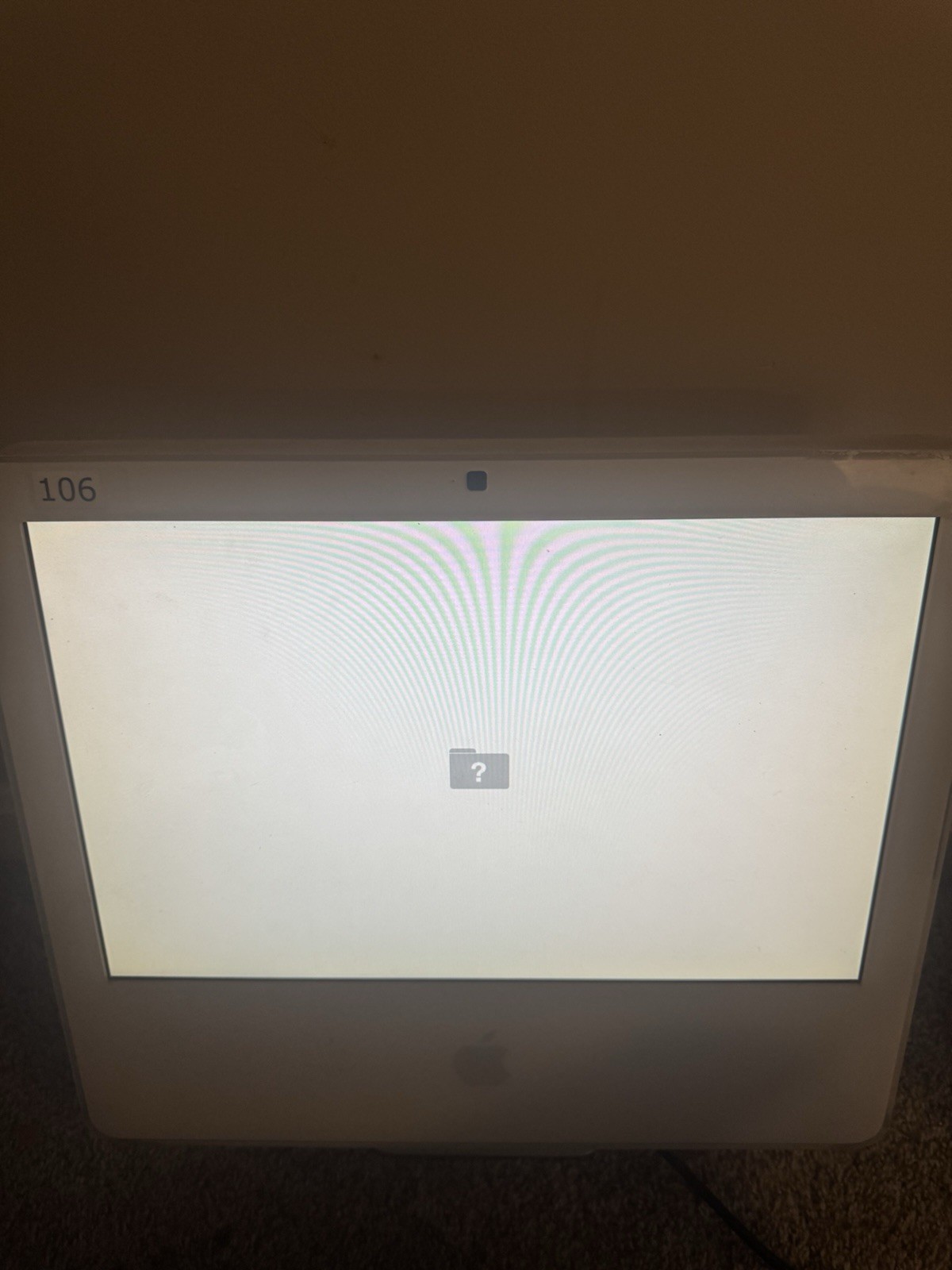 Vintage Apple iMac A1195 White All In One Desktop Computer Tested Working