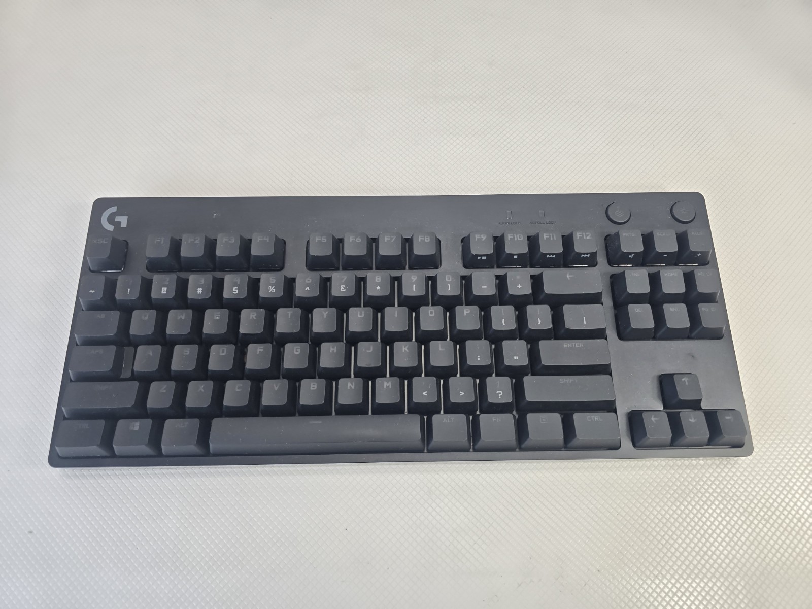 Logitech G PRO Mechanical Gaming Keyboard Tenkeyless TKL Blue Clicky (No Cable)