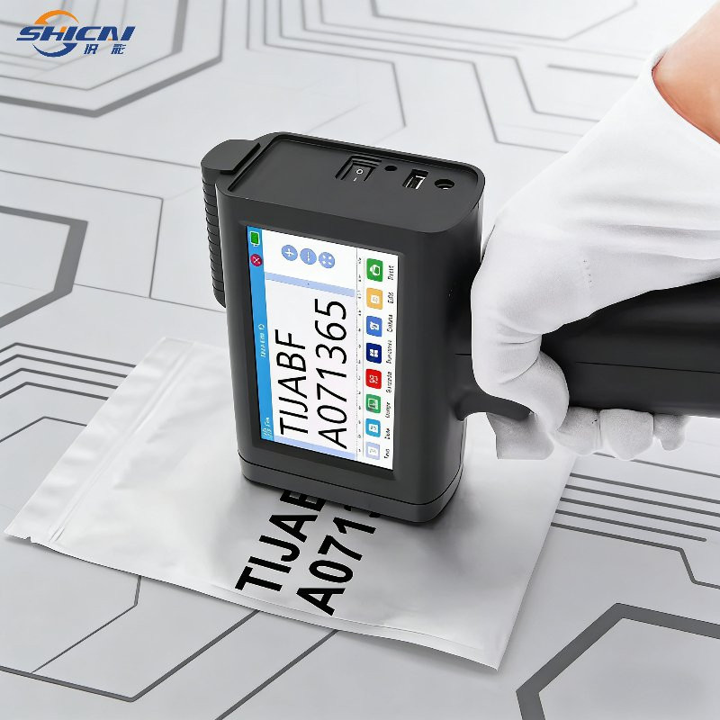 12.7mm Portable Inkjet Coder for Bag Sack Date Batch Logo Printing
