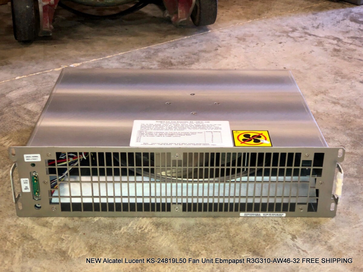 NEW Alcatel Lucent KS-24819L50 Fan Unit Ebmpapst R3G310-AW46-32 