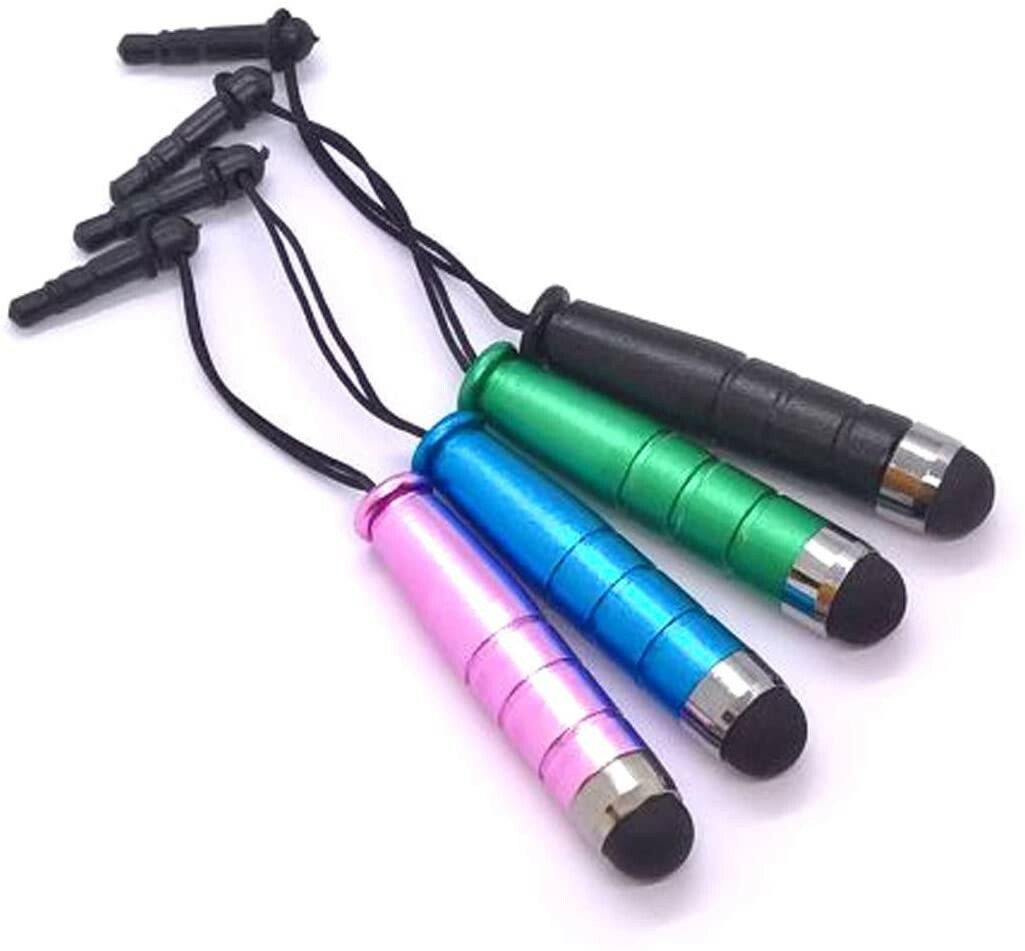 4 PACK UNIVERSAL MINI SHORT SCREEN STYLUS TOUCH PEN for SMARTPHONES / TABLETS