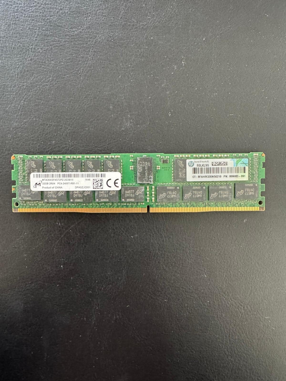 RAM Micron 32 GB 2Rx4 PC4-2400T