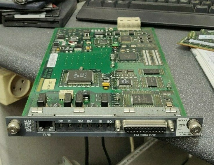 Avaya MM710 VH5 700394737 T1/E1 Media Module 