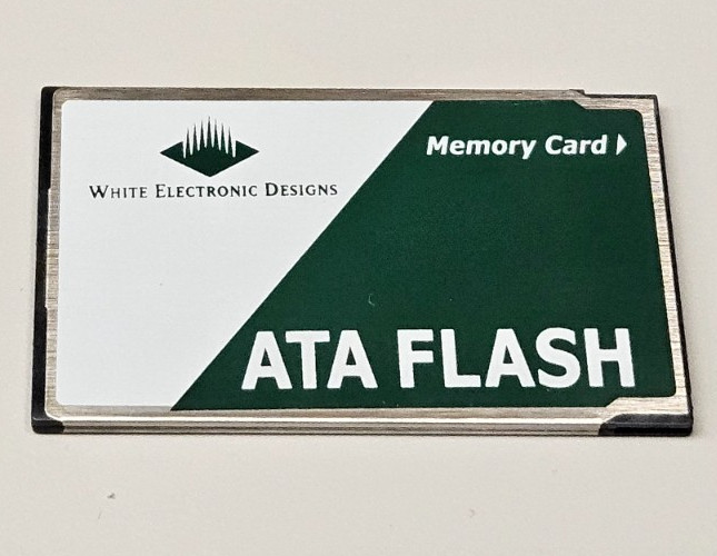 ​White Electronic Designs 64MB ATA Flash PC Card WED7P064ATA2700C25 Made in USA