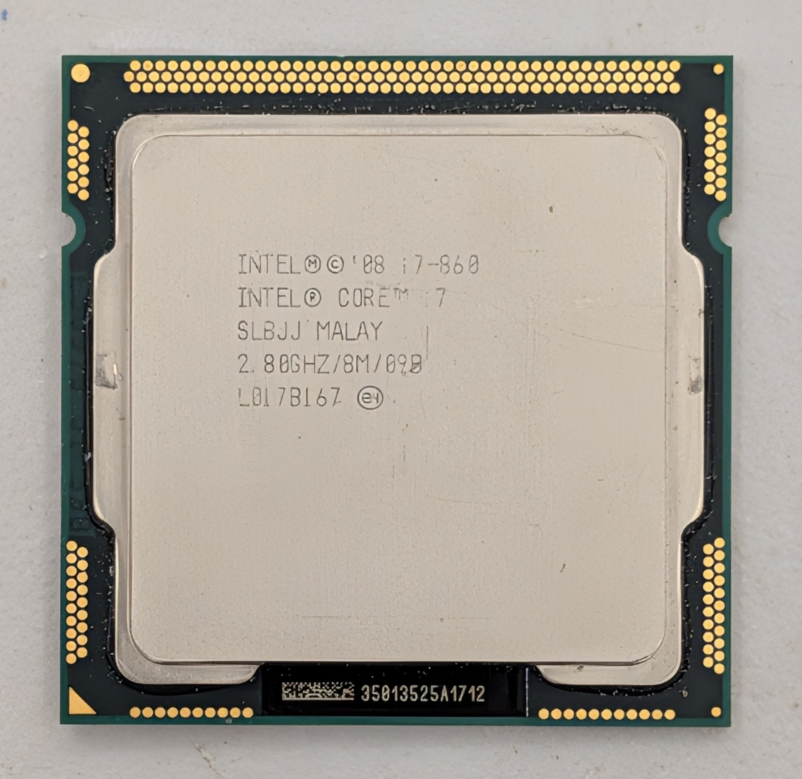 Intel Core i7-860 2.80GHZ SLBJJ 4-Core LGA-1156 CPU Processor 3.46GHz Turbo