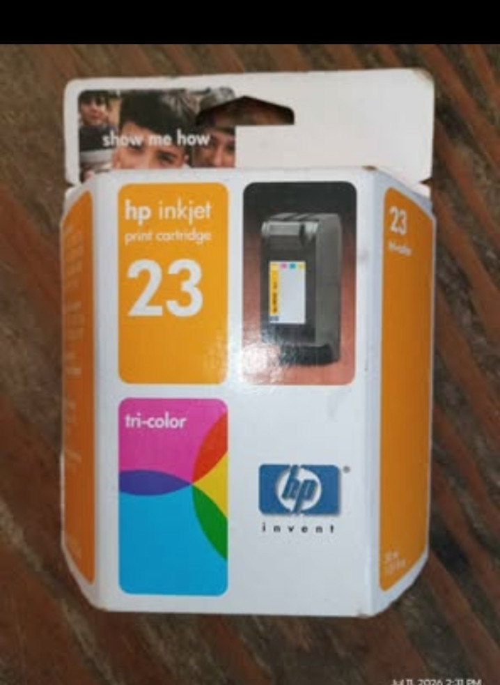 HP 23 Genuine Original Tri-Color Inkjet Print Cartridge for HP Printers