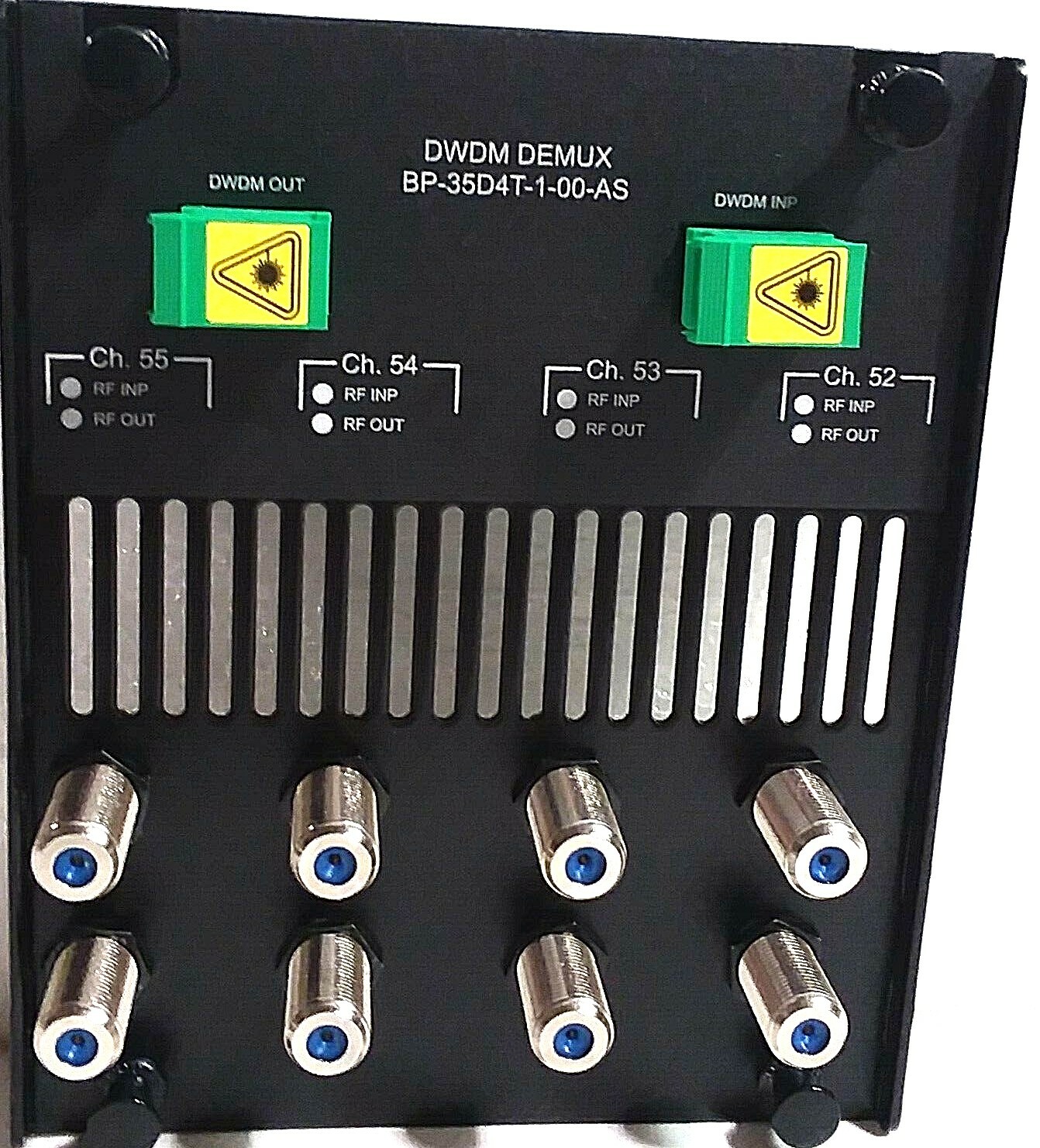 Arris BPD4x Optical Demux Backplate, Ch Group T(52-55); BP-35D4T-1-00-AS