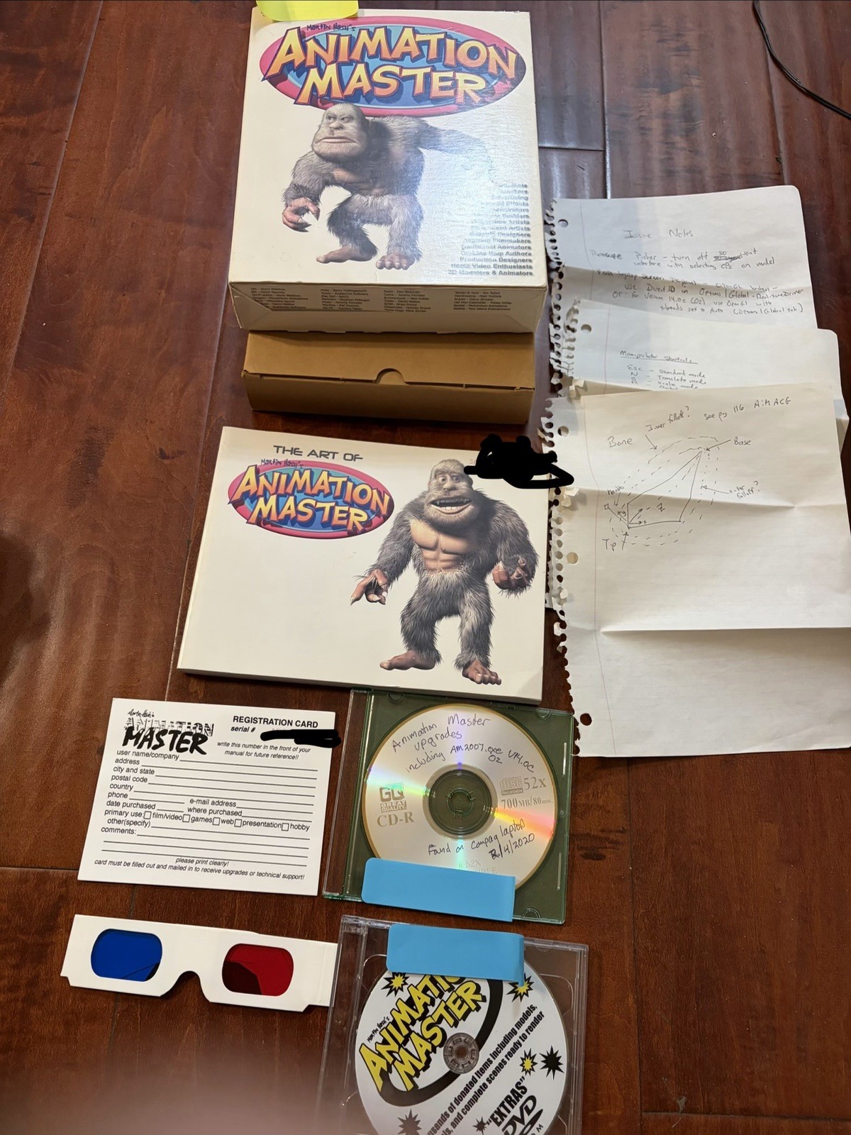 Vintage Hash Animation Master 3D Software 3 CDs Upgrade Manual Box PC Mac