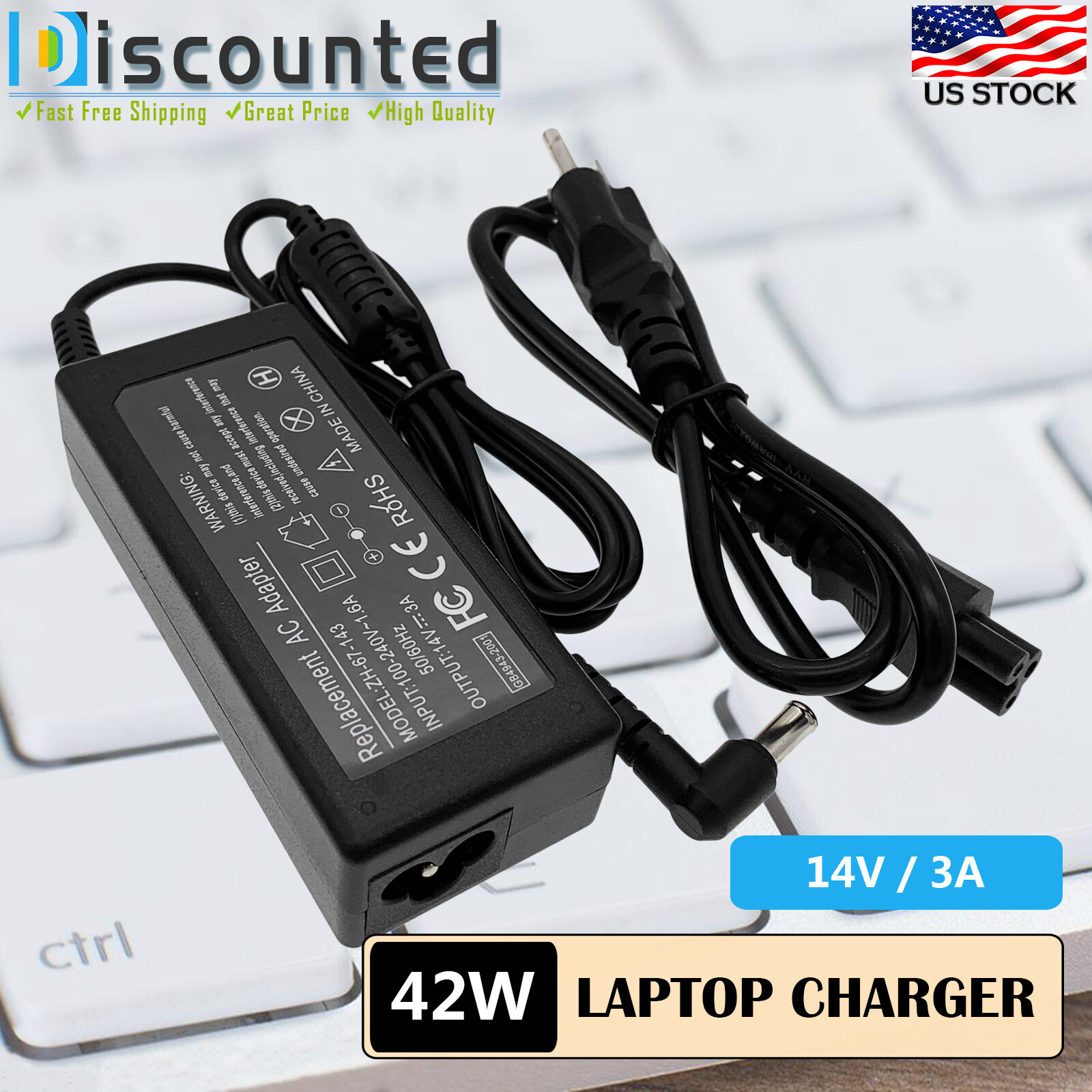 AC Adapter Charger for Samsung SyncMaster 150MP 152B 151v SM1501MP SM150MP LCD