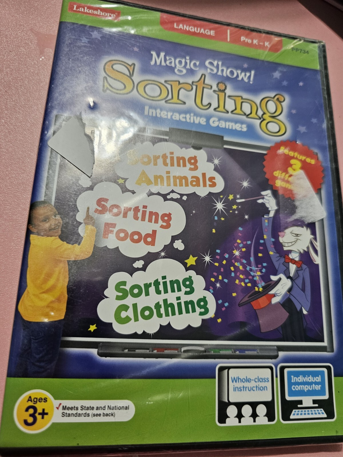 Magic Show Lakshore Interactive Ages 3+ (PC-CD/MAC) Sorting Game-Sealed