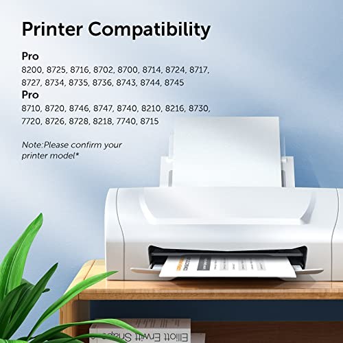 ROHON - 952XL LATEST UPGRADE COMPATIBLE INK CARTRIDGES COMBO PACK REPLACEMENT -