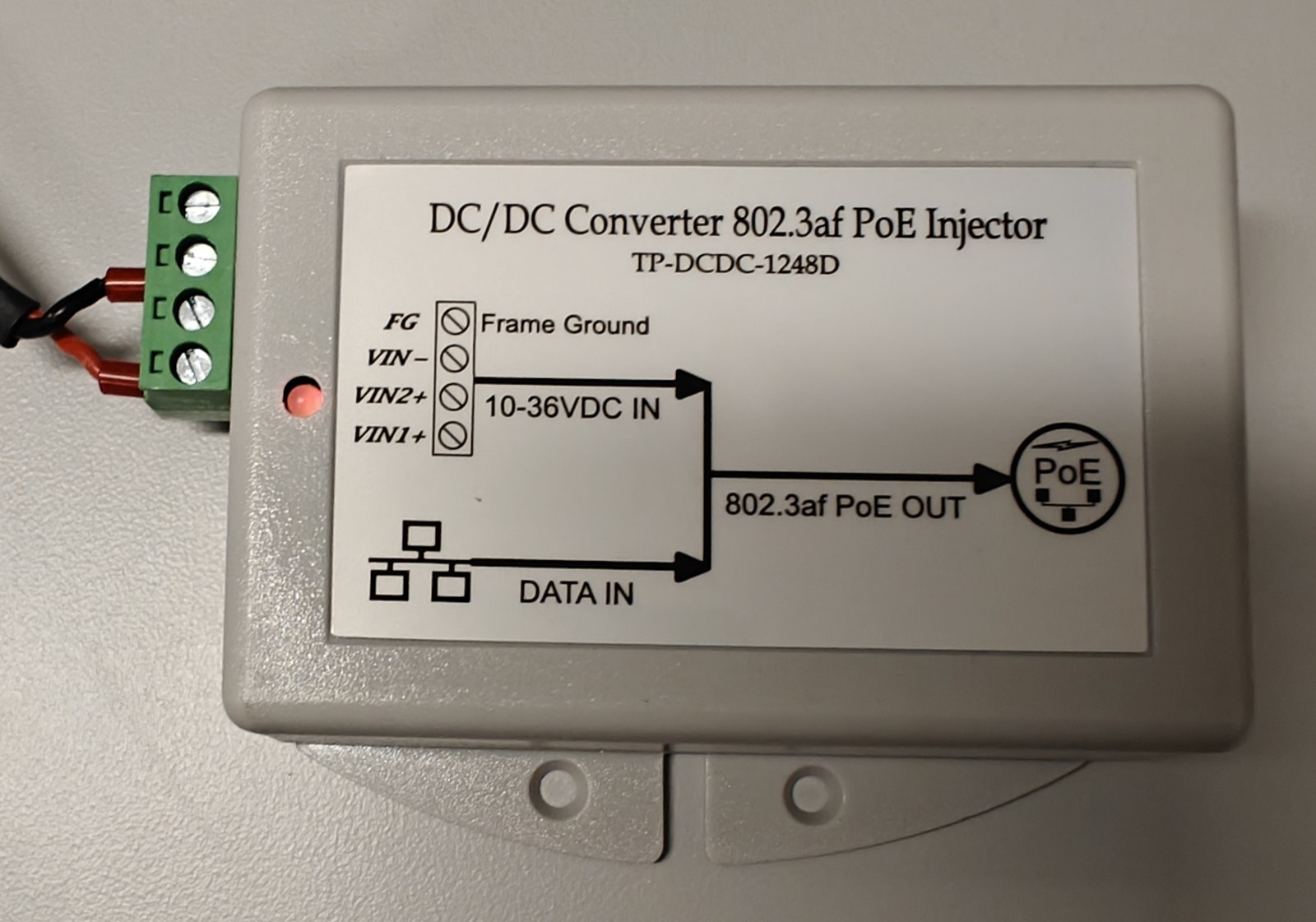 Tycon Systems TP-DCDC-1248D DC-to-DC Converter and PoE Injector. Tested..