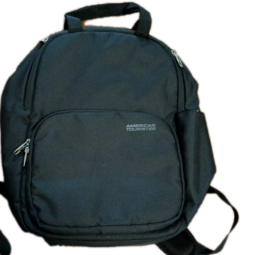 AMERICAN TOURISTER Brookside Laptop Backpack Black 15”H X 12”W NWOT Carry On