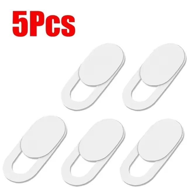 5Pcs White Universal Webcam Privacy Cover Slider Ultra Thin Camera Block