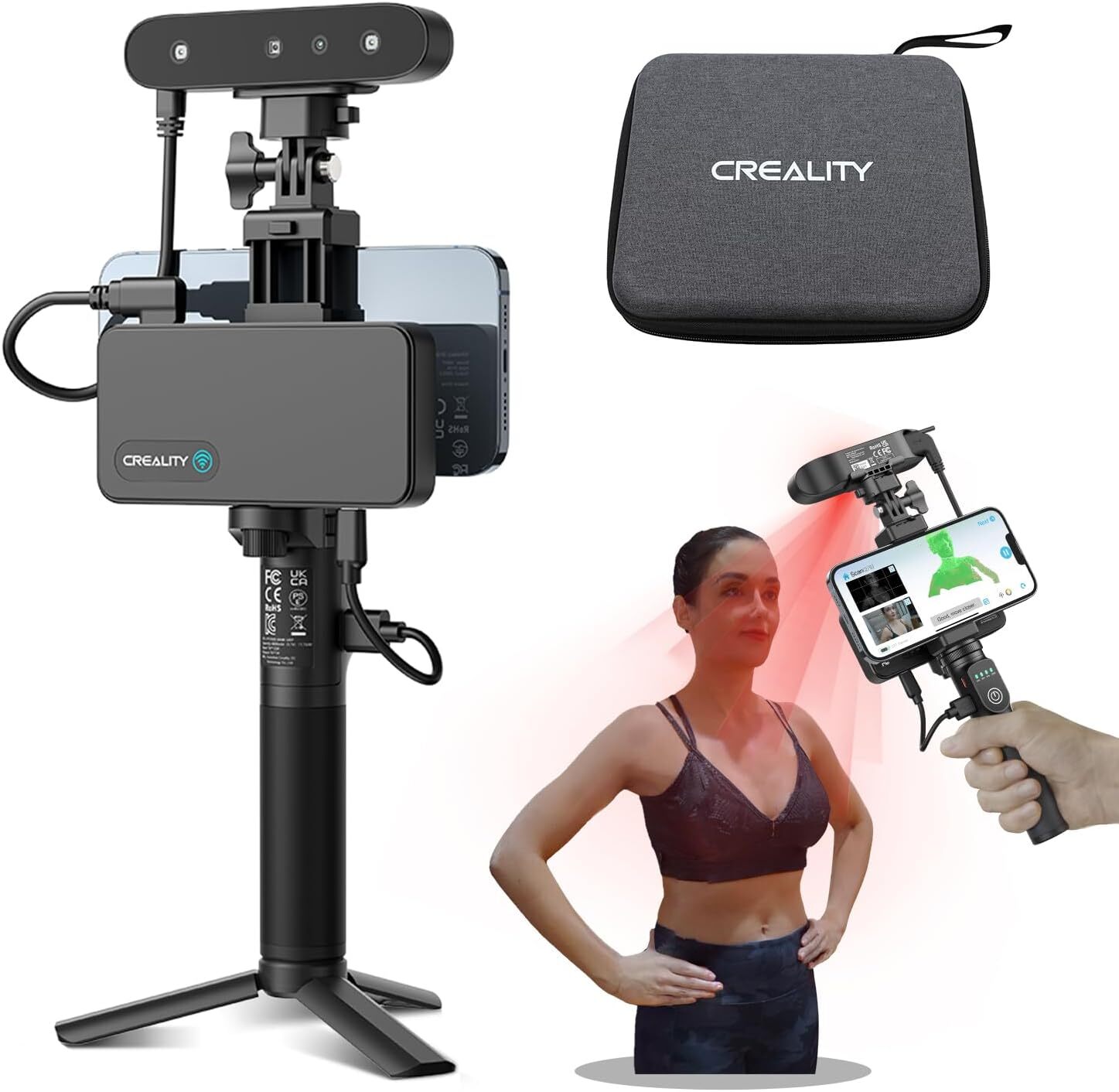 Creality CR-Scan Ferret Pro 3D Scanner Fast Scan Portable for iOS Mac Windows