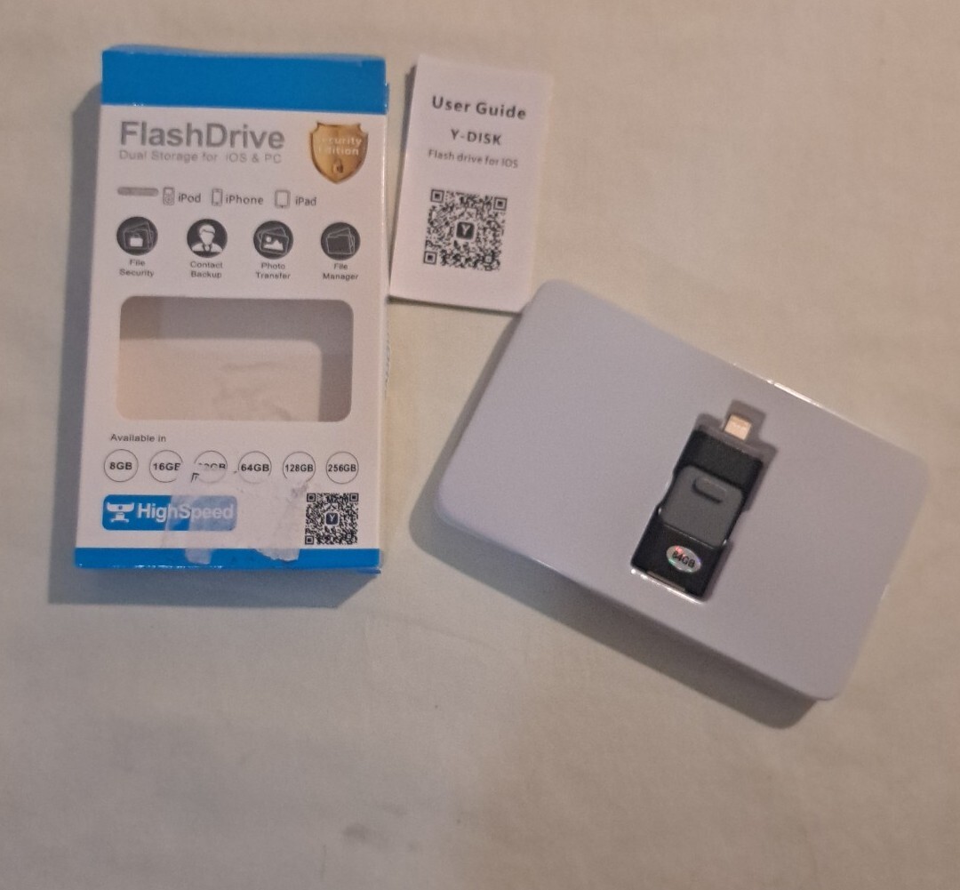 64GB FlashDrive Storage For Iphone, Ipod Or Ipad New Open Box