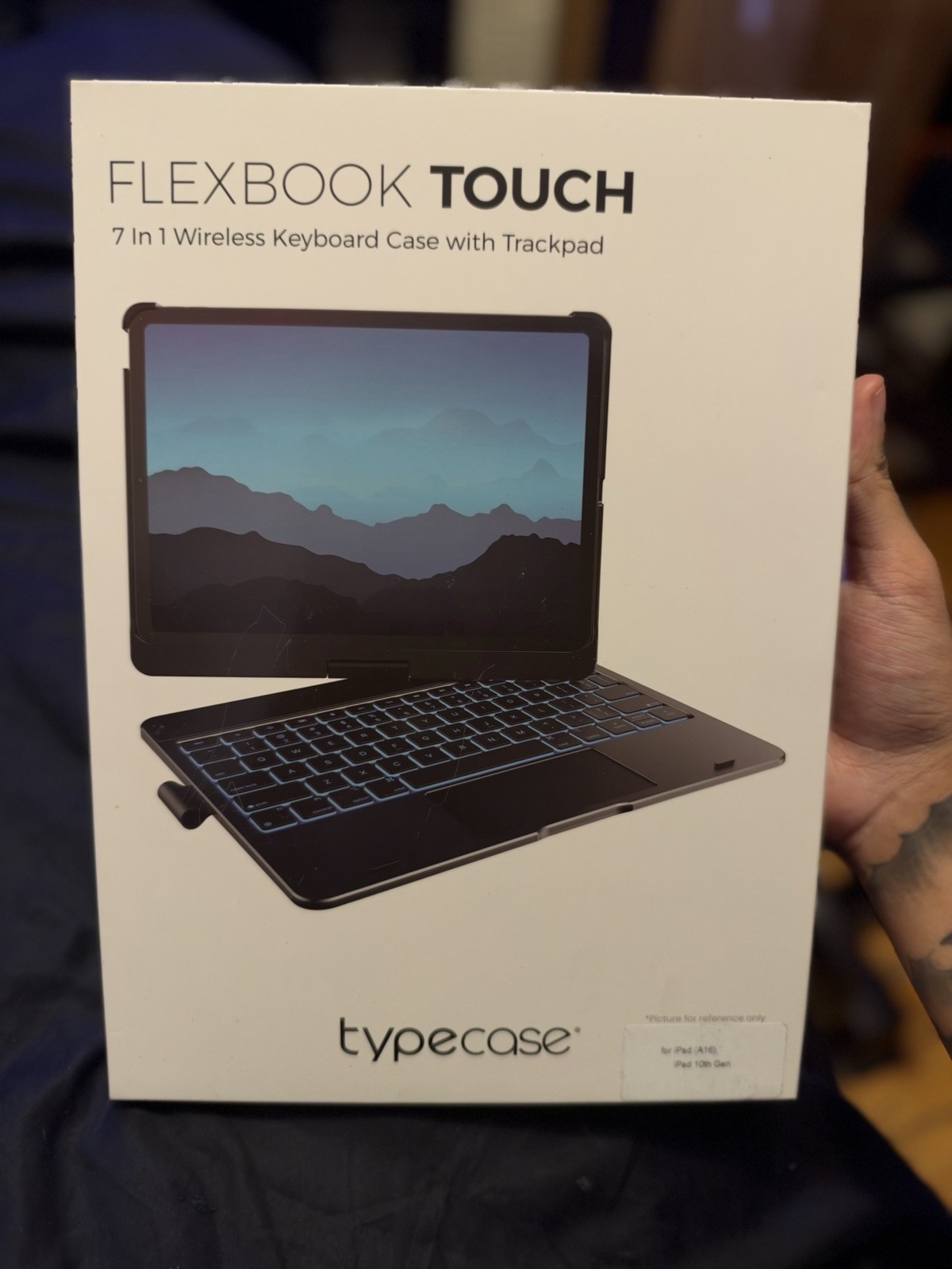 Typecase Flexbook Touch 7 in 1 Wireless Keyboard Case Trackpad iPad - iPad A16