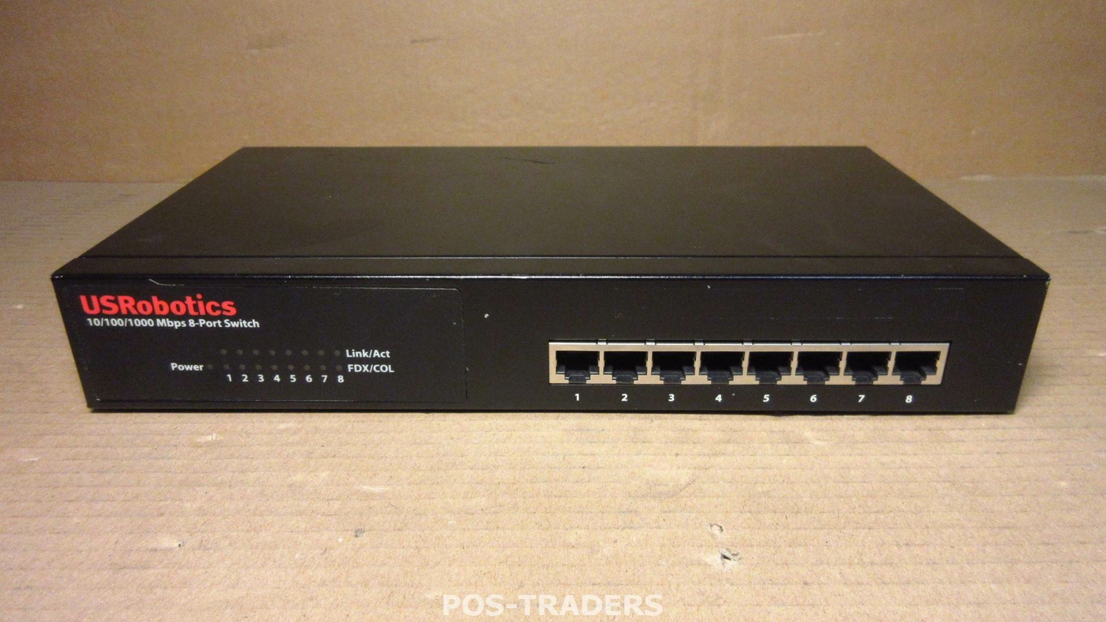 US ROBOTICS 7930 USR997930A 8-Port 10/100/1000 Mbps RJ45 Gigabit Network Switch 