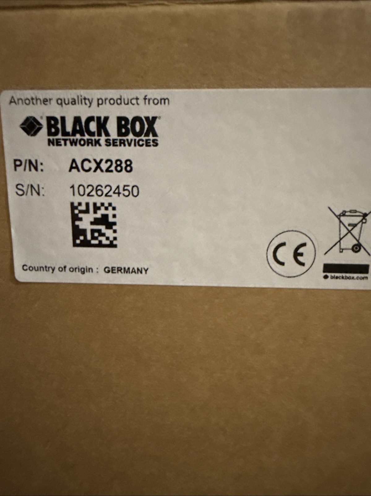 Black Box ACX288 DKM FX KVM Matrix Switch 13U Rack Base Frame Unpopulated NOS