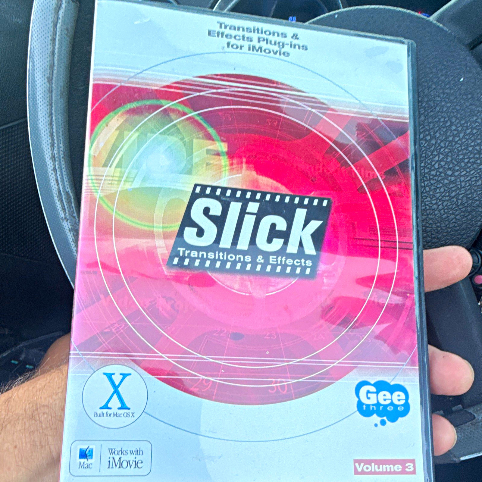 Gee Three Slick Transitions & Effects Volume 3 iMovie Plug-ins Mac OS X CD