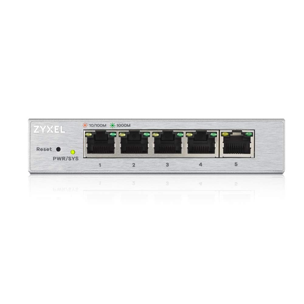 Zyxel 5 Port Network Ethernet Switch | Web-Managed | GS1200-5V3