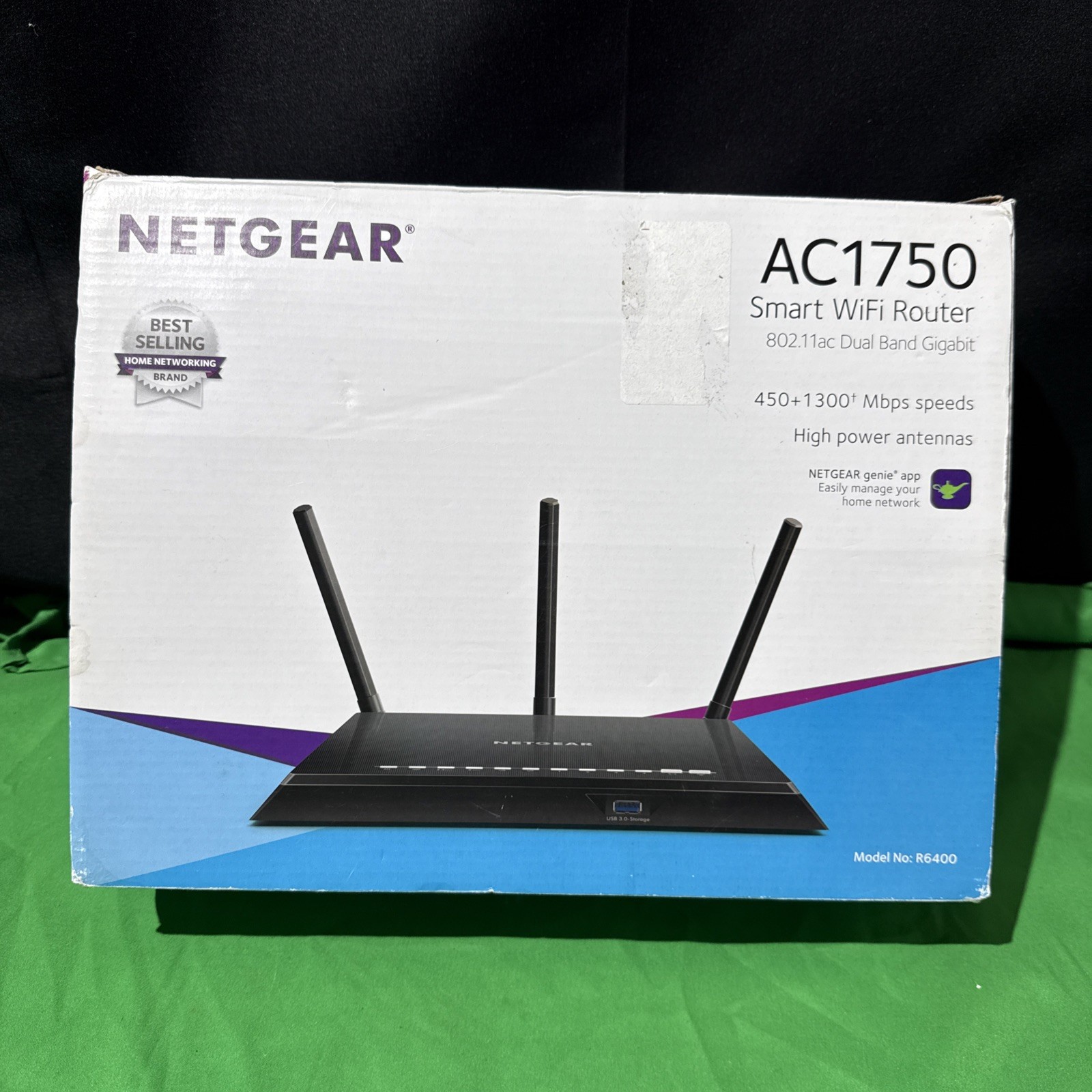 NETGEAR AC1750 Smart WiFi Router R6400 Dual Band Gigabit 
