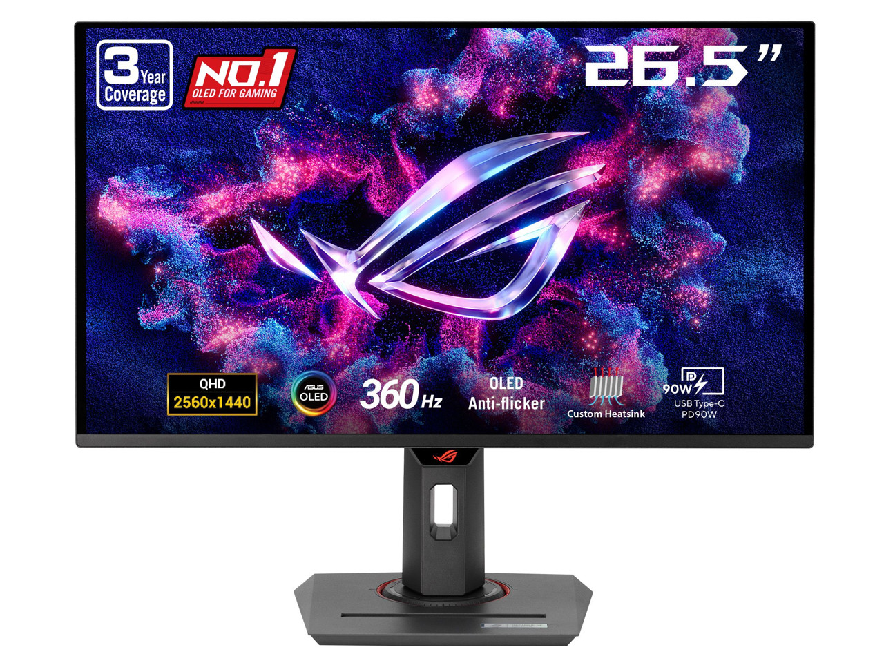 ASUS ROG Strix 27" (26.5" viewable) QHD 2K 1440P 360Hz FreeSync Premium Pro & G-