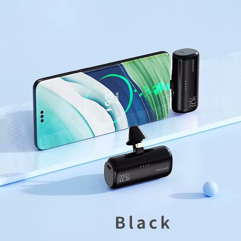 5000mAh Mini Power Bank External Battery Fast Charger For iPhone 17 16 15 14 13