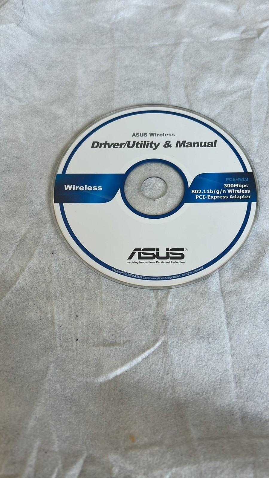 ASUS Wireless PCE-N13 Driver/Utility & Manual CD