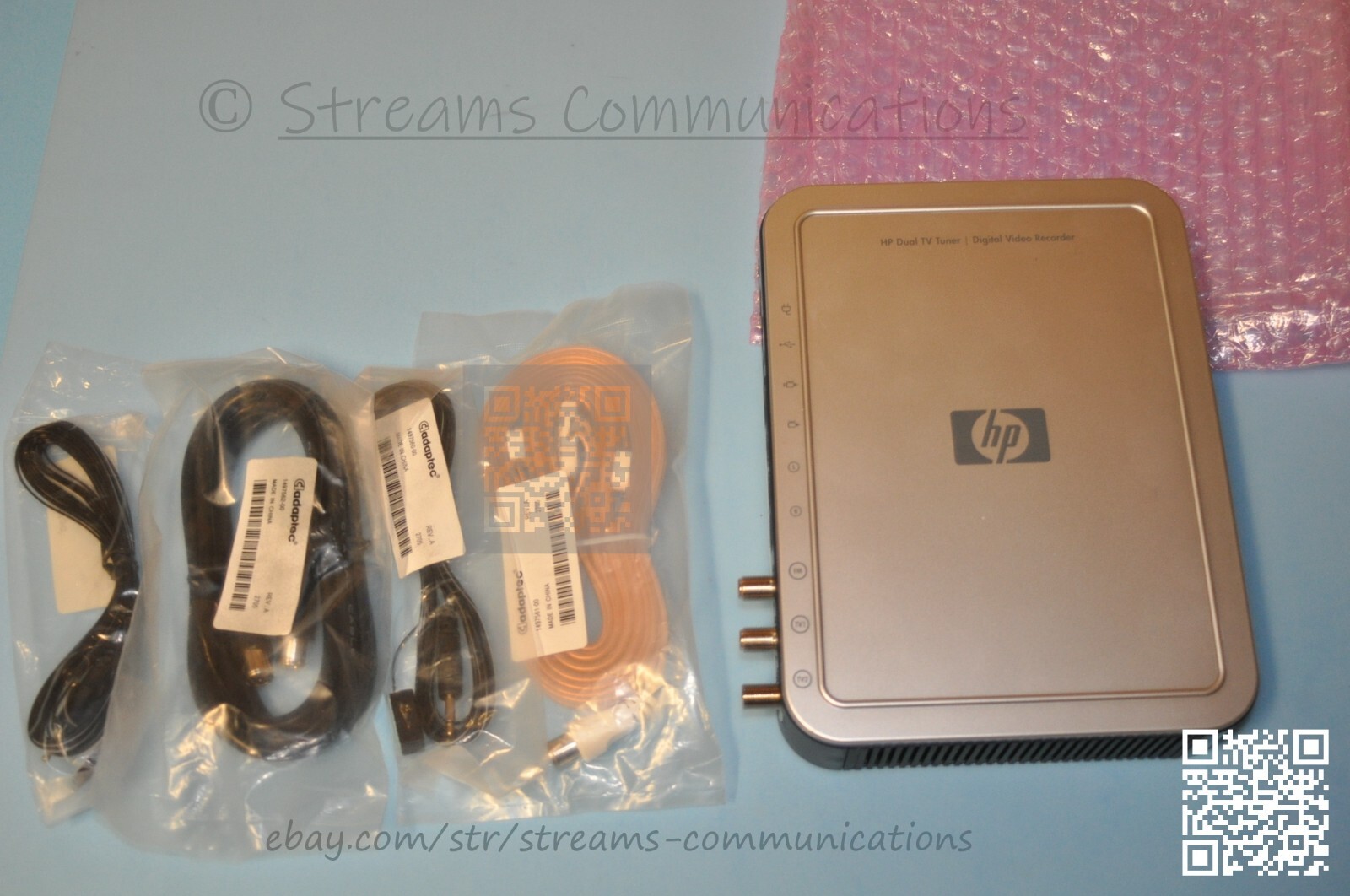 HP AVC-3610 Dual TV Tuner / Digital Video Recorder  w/ Cables - No AC Adapter