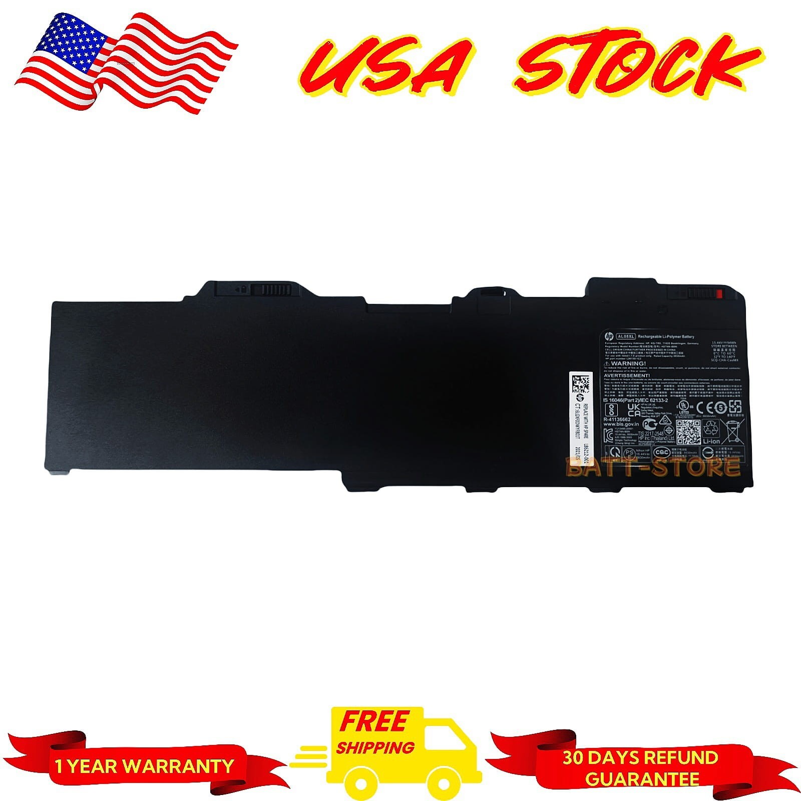 AL08XL HSTNN-IB9N ORIGINAL Battery for HP ZBook Fury 15 G7 G8 Fury 17 G7 G8