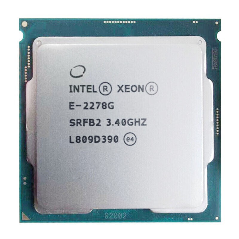 SRFB2 Intel Xeon E-2278G 3.4GHz 8-Cores 16 Thread 16MB CPU