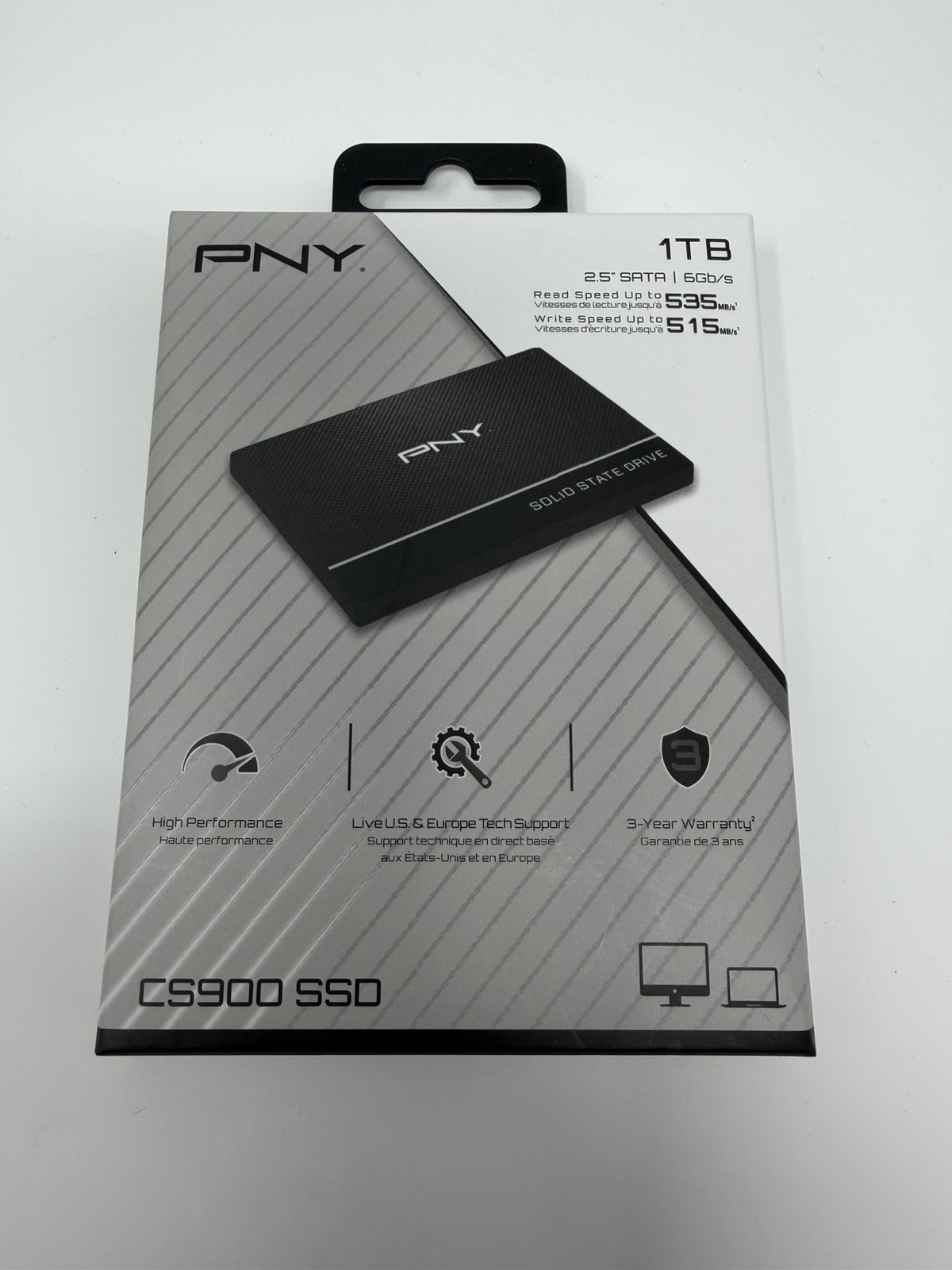 PNY CS900 SSD 1TB 2.5 Inch 7mm SATA III Solid State Drive