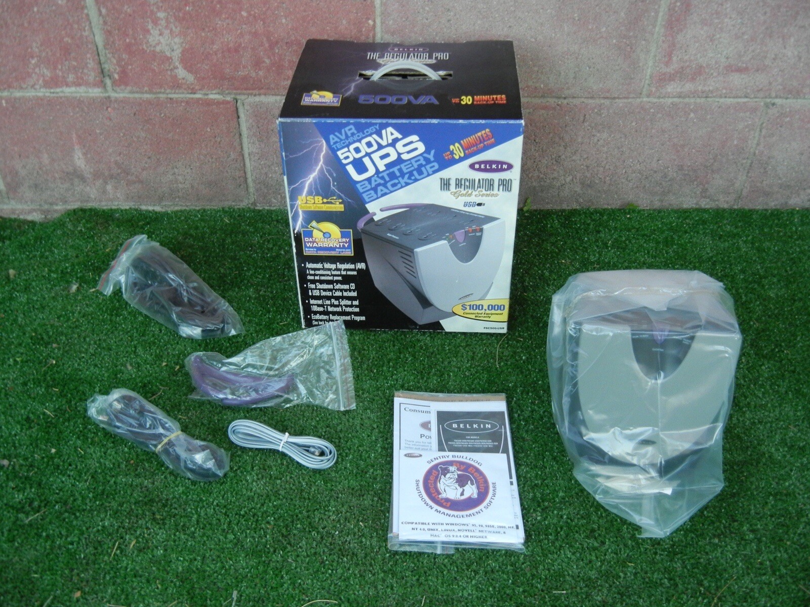 Belkin 500VA The Regulator Pro USB UPS Battery Back Up New In Box
