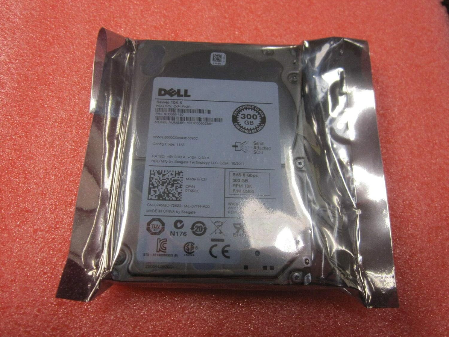 ST9300605SS -  Savvio 300GB 10K RPM 2.5" SAS Hard Drive.