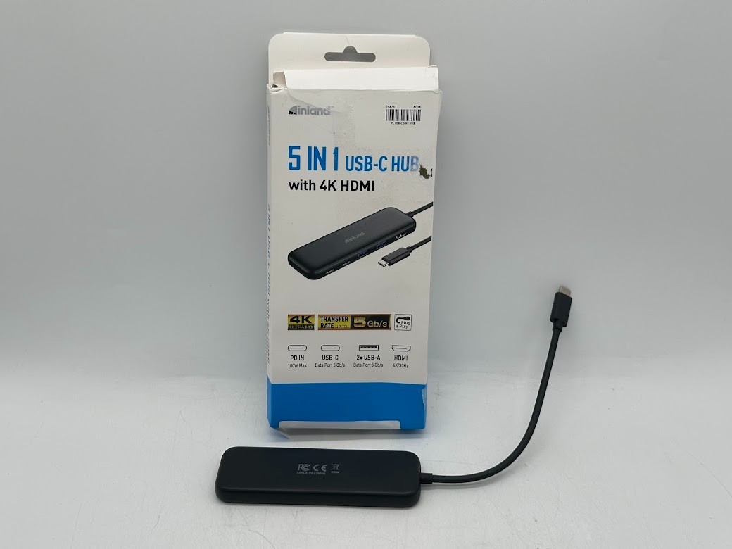 Inland 5-in-1 USB Type-C Hub
