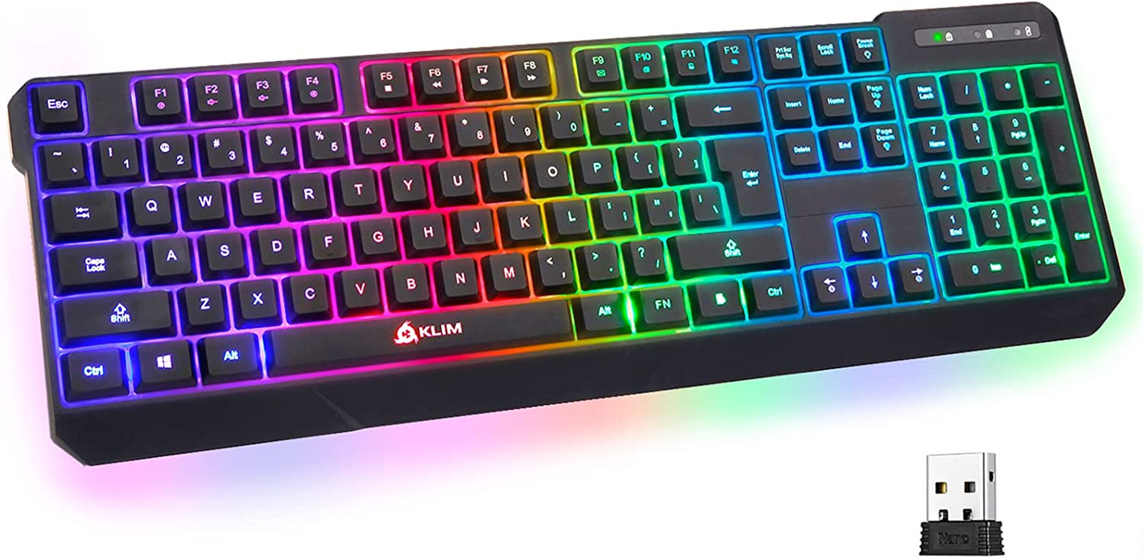 KLIM Chroma (WL905US) Wireless Gaming Keyboard