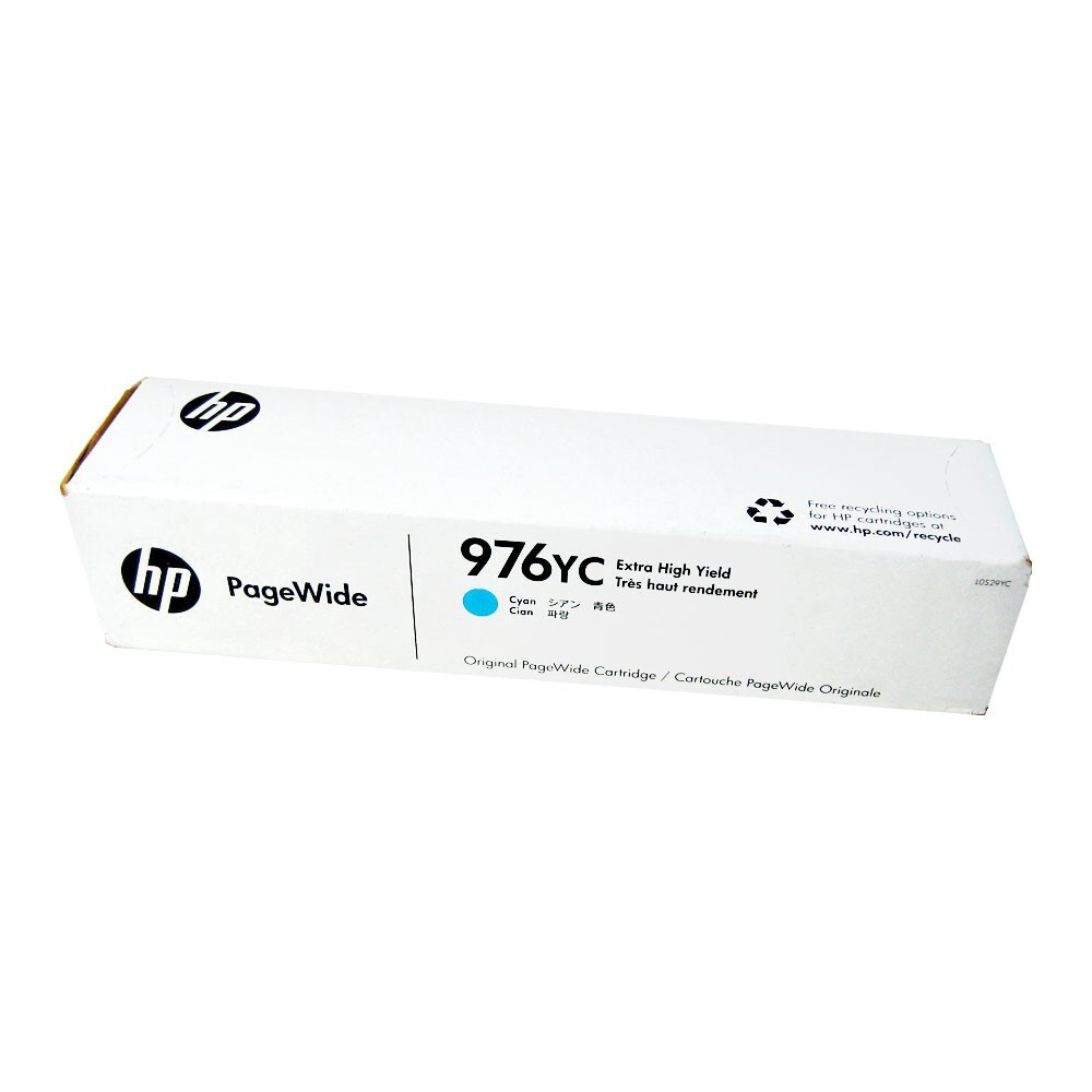 Genuine HP 976YC Extra High Yield Cyan Ink Cartridge PageWide Pro 55250 57750