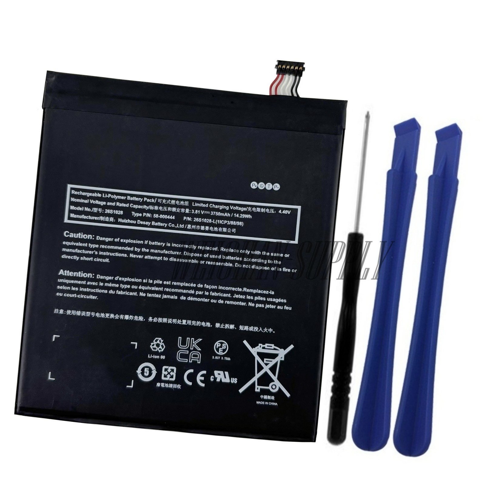 Genuine Battery 26S1028 For Amazon Fire 7 (12th Gen) P8AT8Z Tablet-2022 release