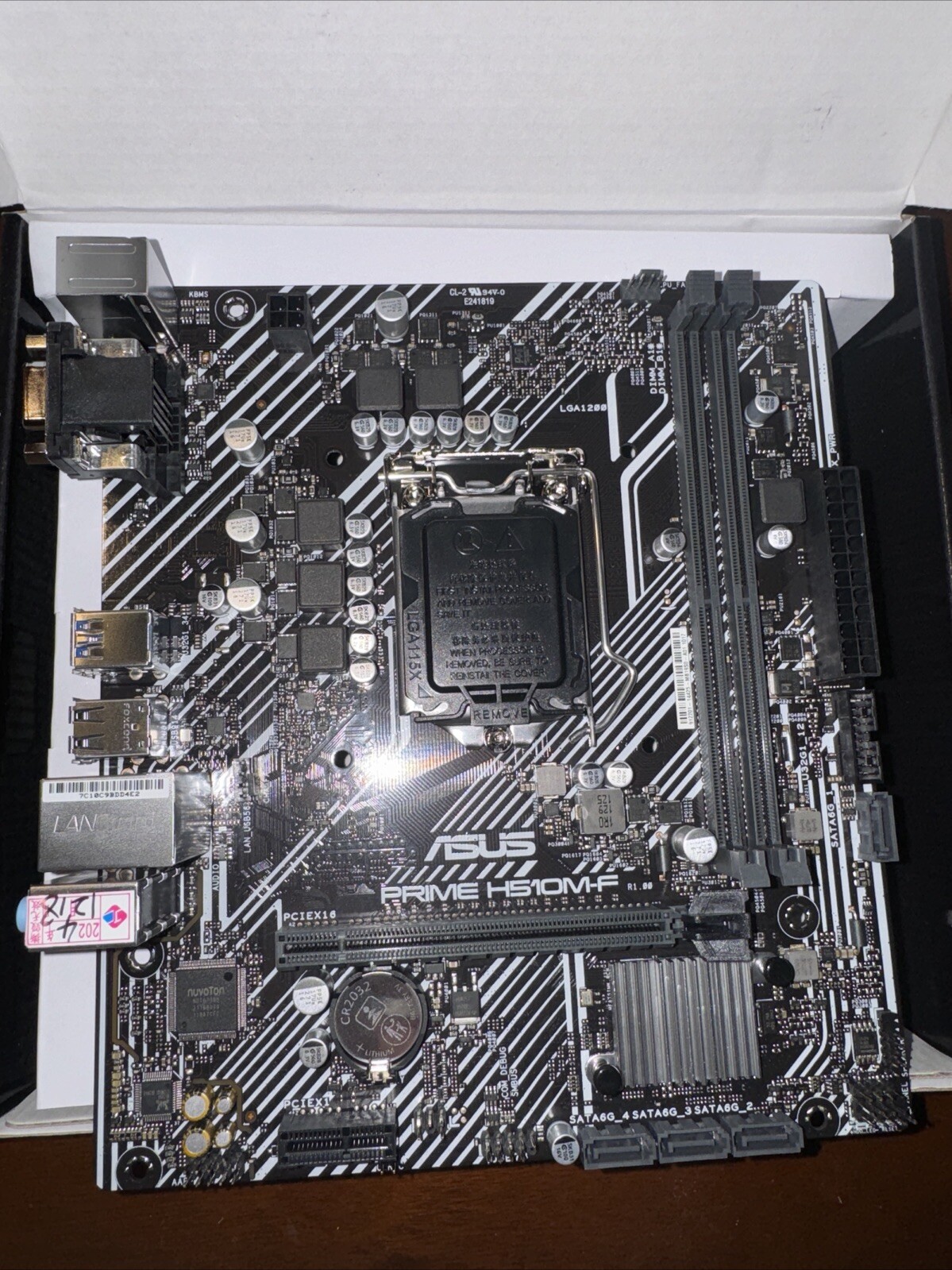 ASUS PRIME H510M-F Motherboard LGA 1200 Intel 10th/11th Gen H510 Micro ATX
