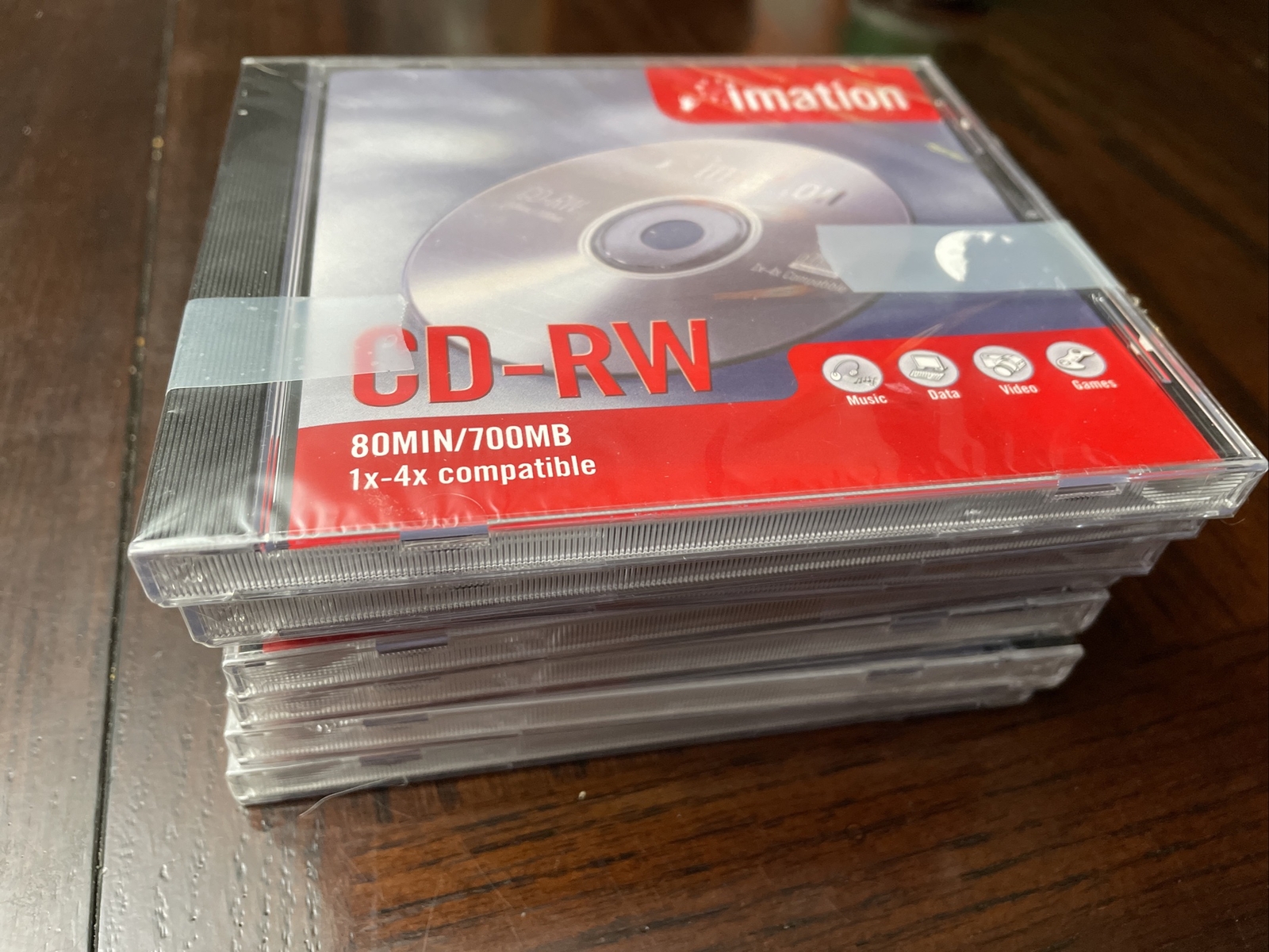 7 Imation CD-RW 80min 700MB 1-4x Rewritable Discs