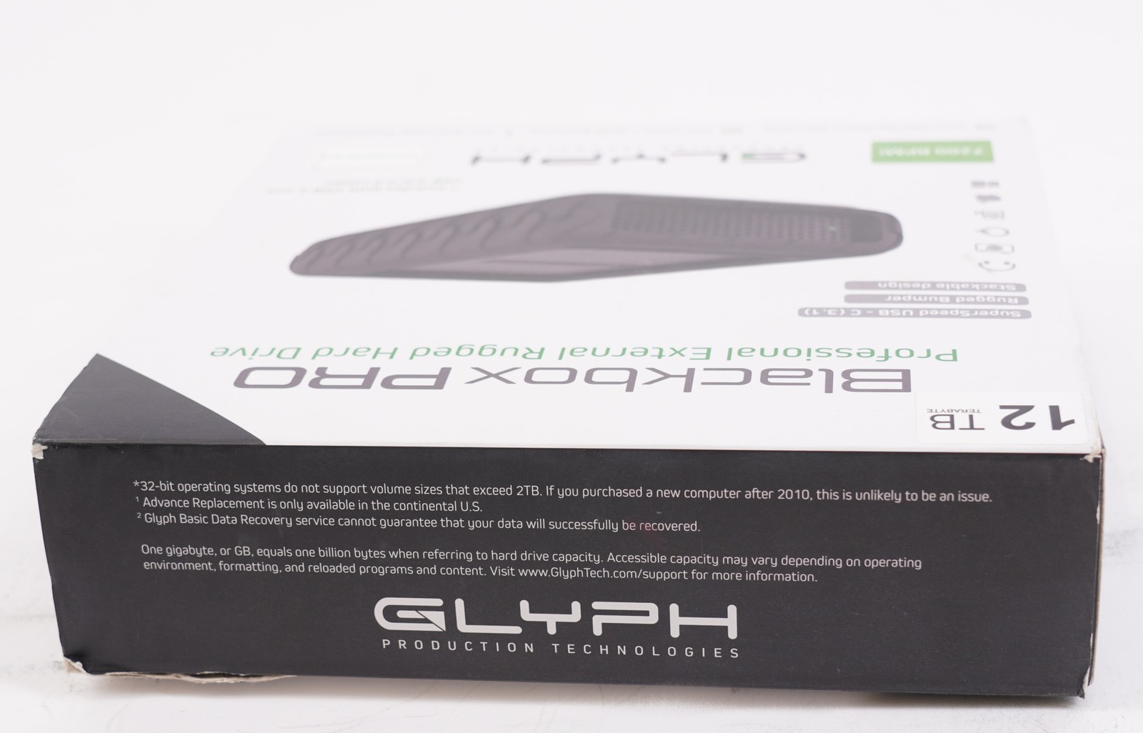 Glyph BlackBox Pro External Hard Drive 7200 RPM, USB-C (3.1,Gen2) (12TB)